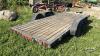 16FT X 6FT TANDEM FLATDECK TRAILER - 4