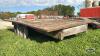 18.5FT X 8FT TANDEM WOODEN FLAT DECK TRAILER - 6