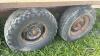 18.5FT X 8FT TANDEM WOODEN FLAT DECK TRAILER - 8