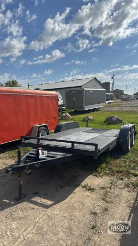 16FT X 80IN TANDEM FLATBED TRAILER