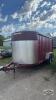 2017 WEBERLANE 15FT TANDEM LIVESTOCK TRAILER