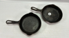 2 -7in Cast Iron Fry Pans - 2