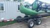 JOHN DEERE 630D 30FT DRAPER HEAD ON CART - 21