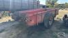NEW HOLLAND 518 SINGLE AXLE MANURE SPREADER - 4