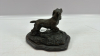 Metal Spaniel Figurine -6in Long - 3