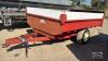 VAN EYL 5 TON SINGLE AXLE HYDRAULIC DUMP TRAILER - 2
