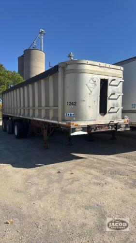 COBRA 38FT TRIAXLE END DUMP TRAILER WITH TARP