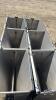 2 - 6FT X 2FT STAINLESS HOG FEEDERS - 6