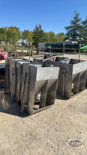 6 - 2FT X 22IN STAINLESS CRYSTAL SPRINGS FEEDERS