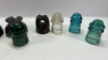 7 Insulators -2 Porcelain and 5 Glass - 4