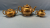 Burslem 3 Piece Tea Set -Tea Pot is 5in High - 4