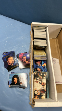 Quantity of Star Wars and Star Trek Cards