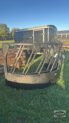 STEEL 2-SECTION ROUND BALE FEEDER