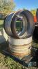 PAIR OF 16X38 T-RAIL DUAL RIMS