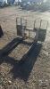 SET OF 48IN PALLET FORKS (FORKS ARE BENT)