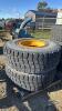 PAIR OF USED MICHELIN 17.5R25 TIRES ON RIMS - 2