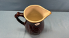 Glazed Pottery Pitcher -8in High - 2