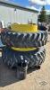 PAIR OF FIRESTONE 18.4R38 SNAP-ON DUALS