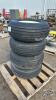 SET OF 4 UNUSED 11L15 TIRES AND RIMS