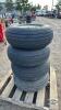 SET OF 4 UNUSED 11L15 TIRES AND RIMS - 2
