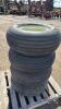 SET OF 4 UNUSED 11L15 TIRES AND RIMS - 3