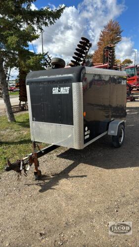 CARMATE 4FT X 8.5FT SINGLE AXLE ENCLOSED TRAILER