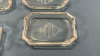 7 Cut Glass Ash Trays Stamped MTE - 4