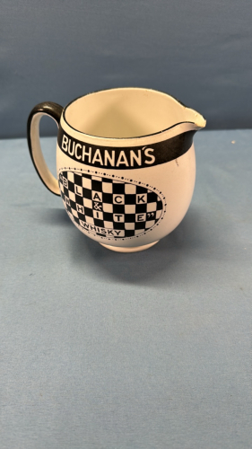 Buchanan's Black & White Whiskey Pitcher -See Notes