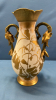 Double-Handled Hand Painted Porcelain Vase - 5