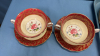 Royal Swansea 'Swansea Rose' Dishes -See Notes - 13