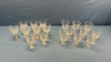 Cross and Olive Stemware Lot -See Notes