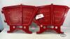 PAIR OF MASSEY HARRIS CAST DRILL ENDS - 2