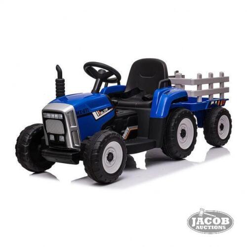 SHOK TUGLET KIDS ELECTRIC TRACTOR WITH TRAILER
