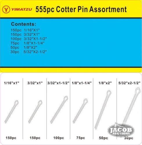 YIMATZU (555) PIECE COTTER PIN IN CASE