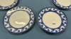 6 Blue and White Dessert Plates -See Notes - 2