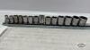 3/8IN SHALLOW DRIVE SOCKET LOT - 4