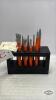 9 PC. PUNCH AND CHISEL SET WITH STAND