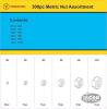 YIMIATZU METRIC 300 PC NUT ASSORTMENT IN CASE