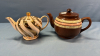 2 Sadler Tea Pots -Largest Has Chip Inside Lid