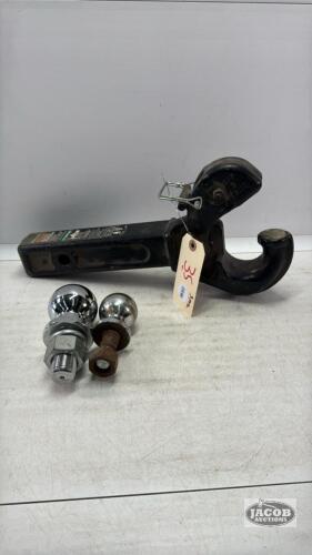 5 TON PINTLE HITCH WITH 1 7/8IN BALL AND 2 5/16IN BALL