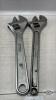 (2) 15IN ADJUSTABLE WRENCHES