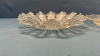 2 -9in Ornate Glass Plates - 3