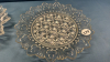 2 -9in Ornate Glass Plates - 4