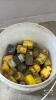 PAIL OF ASSORTED 120V CORD ENDS - 2