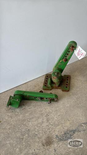 (2) FRONT LOADER MOUNTS FOR JD 2955