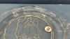 Glass '3 Graces -Faith, Hope and Charity' Plate - 3