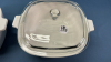 2 -80 oz Corning Ware Casserole Dishes -Only 1 Lid - 4