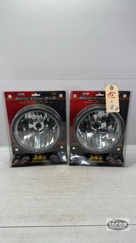 PAIR OF 7IN ARCTIC VISION H.I.D LIGHTS