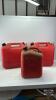 (3) PLASTIC GAS CANS