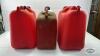 (3) PLASTIC GAS CANS - 5